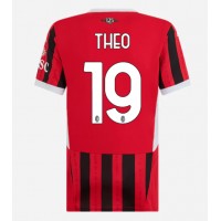 Zenski Nogometni Dres AC Milan Theo Hernandez #19 Domaci 2024-25 Kratak Rukav